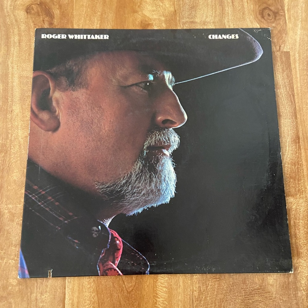 Roger Whittaker 'Changes' Vinyl Record Vintage 80s Folk RCA records Music